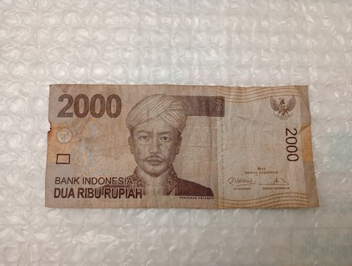 INDONESIA $2000~ Dua Ribu Rupiah 2013~ Banknote~ Bank Indonesia. - Picture 2 of 10