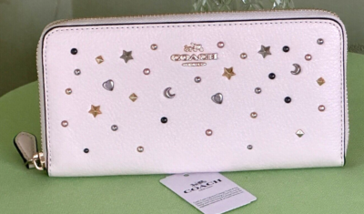 ARTS＆SCIENCE レザー　ロングウォレット　白 本革サドルレザーバイカーズウォレット/ 財布 レザーウォレット ロング