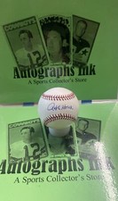 Ralph Houk Autographed Rawling Major League Baseball New York Yankees A12