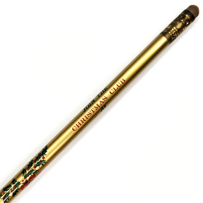 c1950s Bloomfield, NJ Savings Institution Christmas Club Advertising Pencil G33