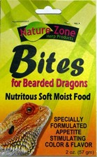 Nature Zone Bearded Dragon Bites Soft Moist Food - 2 oz