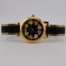 SDG South Dakota Gold A907B-8 Quartz Analog Women's Watch Sz. 5 3/4" New Battery