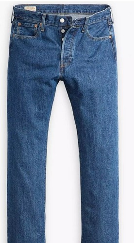 Levis 501 Męskie Oryginalne Regular Straight Fit Leg Denim Jeansy Nowe - Zdjęcie 26 z 29