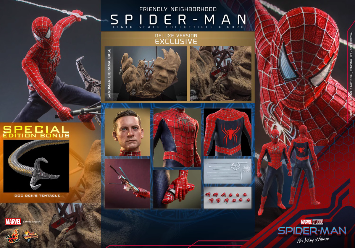 New Hot Toys MMS662B 1/6 Friendly Neighborhood Spider-Man Deluxe