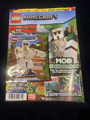 Lego Minecraft Iron Golem Set Limited Edition Magazine Issue