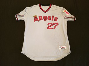 mike trout angels throwback jersey