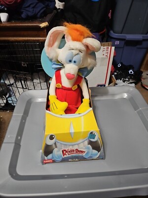 1988 Who Framed Roger Rabbit 17'' Inch Tall Plush Doll Playskool new sealed