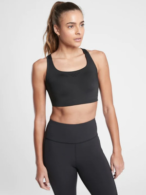 Athleta Phenomena Sports Bra B-DD in Black ~ NWT ~ Size 40C