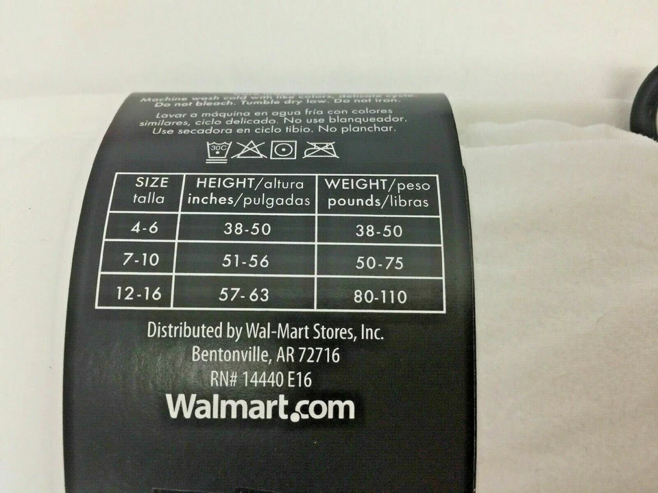 Medias de microfibra George para niñas, rosa, negro, blanco, marfil, escuela/vestido/baile Foto 2 de 3