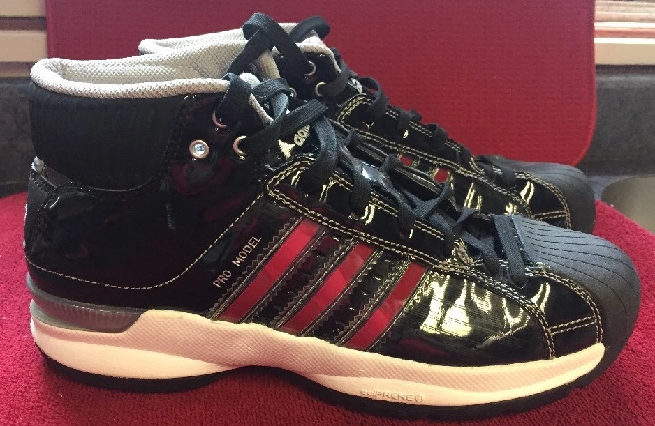 Adidas pro model outlet red and black