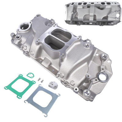 Intake Manifold Dual Plane Low Rise for Chevy BBC BB Big Block 396 402 ...