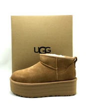 *NEW* WOMEN UGG Classic Ultra Mini Platform Boot Chestnut Brown (1135092 CHE) 👍
