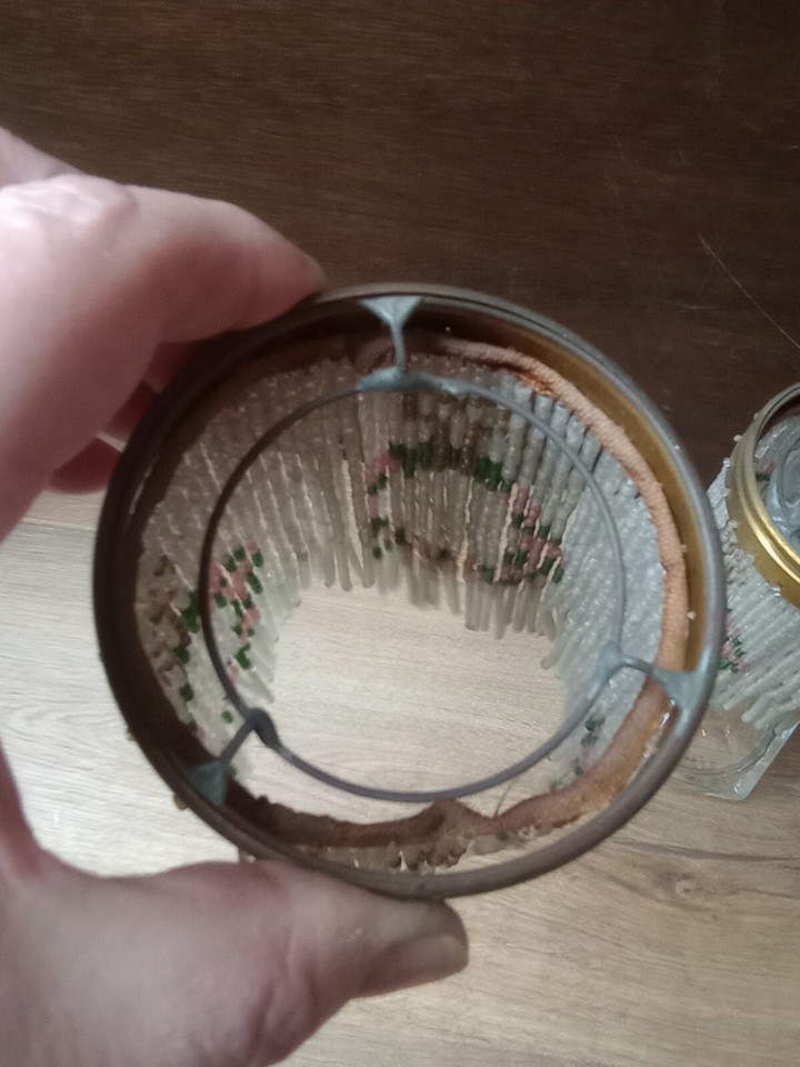 A Pair Of Vintage Beaded Fringe Wall Lights/ Candlestick Shade