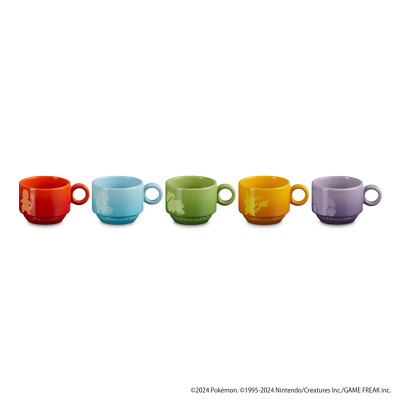 あい　ポケモン マグカップ 5個セット LE CREUSET Le Creuset Pokémon Collection 2024 Pokemon Stacking mug set of 5