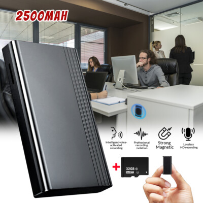 Spy Digital Voice Activated Recorder Mini Hidden Magnetic Audio Recording Device