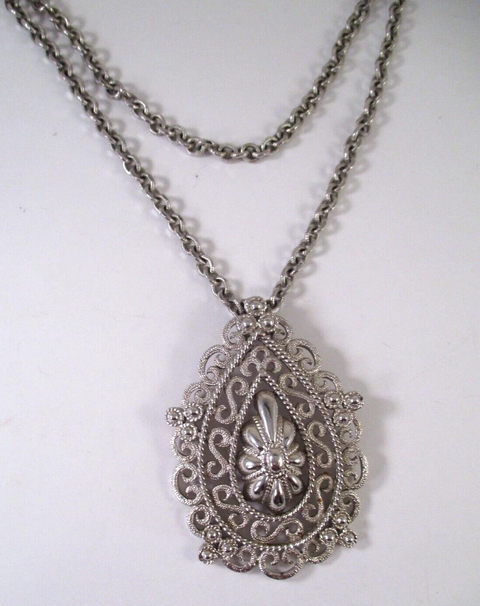 Trifari clearance silver necklace