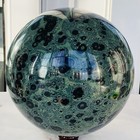 9660G Natural Eye Green Kambaba Jasper Stromatolite Crystal Sphere Ball — photo 2