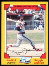 1982 Topps Drake's Big Hitters Reggie Jackson California Angels #19