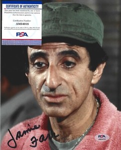 JAMIE FARR 8X10 Signed Auto MASH Corporal Klinger PSA/DNA COA