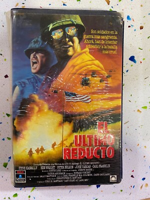 EL ULTIMO REDUCTO VHS CINTA VIDEO STEVE KANALTY KEN WRIGHT PETER NELSON - GUERRA