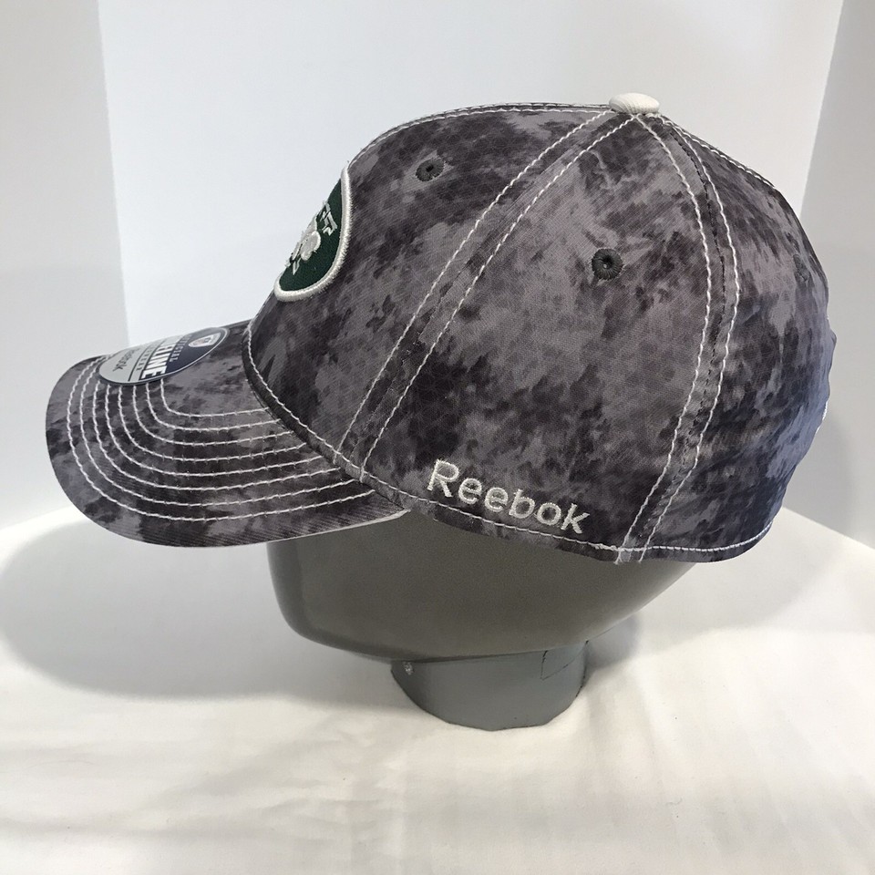 New York Jets NFL Reebok Team Issue Sideline Swarm Camo S/M Fitted Cap