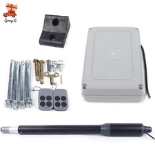 110V Automatic Single Swing Gate Opener Heavy Duty DC Motor W/ Remote Control
