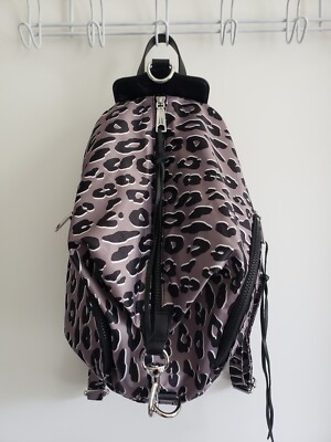 Rebecca Minkoff Julian Leopard-Print Nylon Backpack | eBay display picture 1