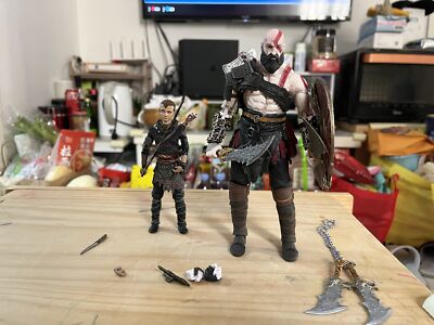 2 Pack Box Set New God of War Kratos & Atreus Ultimate Action