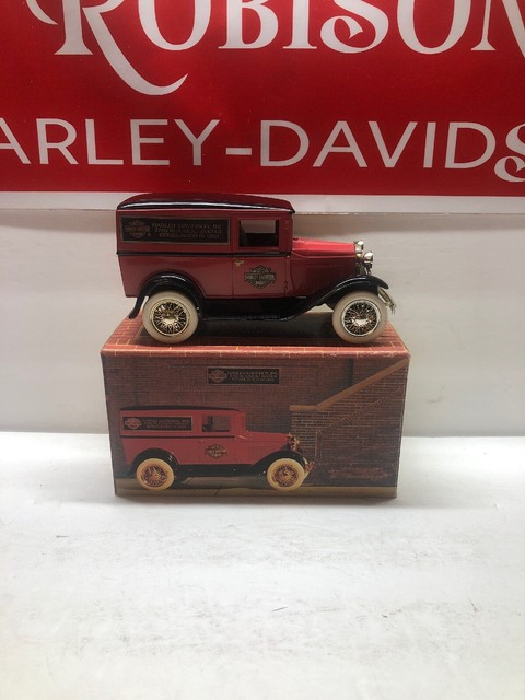 Harley Davidson Die Cast 1931 Ford A Panel Delivery Coin Bank Limited Edition