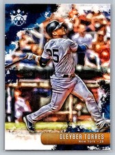2019 panini diamond kings baseball gleyber torres variation black gray frame