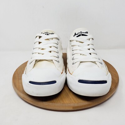 Converse Jack Purcell Shoes Womens 6 Sneakers White Canvas Lace Up