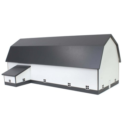 #ad #ad 1 64 White amp; Gray 60ft x 120ft Wooden Dairy Barn with Milk House STA 221 $125.00