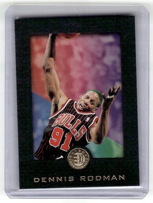 1995-96 SkyBox E-XL #13 Dennis Rodman Blue