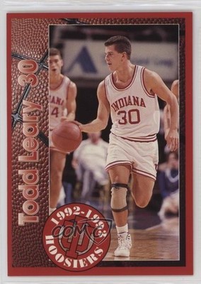 1992-93 Phipps Indiana Hoosiers Todd Leary 0q3