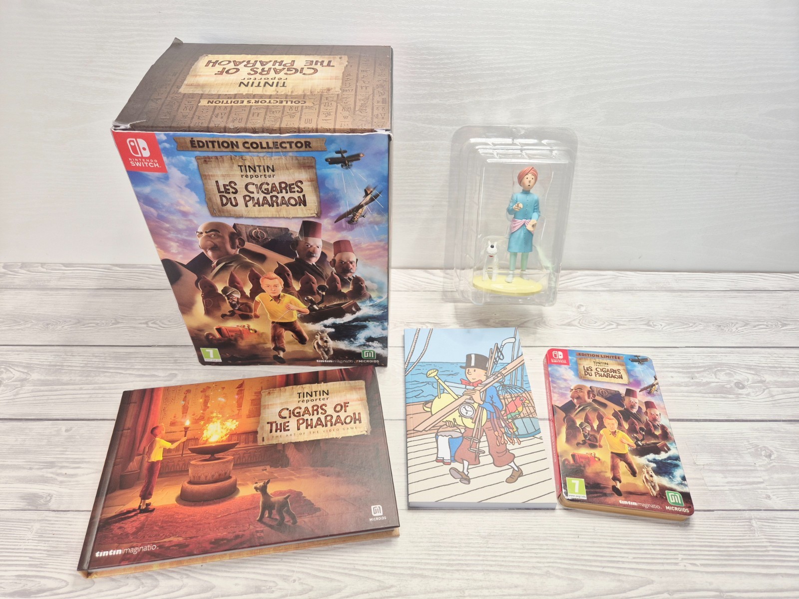 Tintin Reporter Cigars Of The Pharaoh Edición Coleccionista Switch
