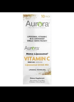 Nano-Liposomal , Vitamin C,  Liposomal Drink Mix, 10 Packets, 0.32 oz (9 g) Each