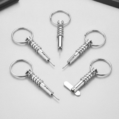 Bimini Top Quick Release Pins, 316 Stainless Steel, 1/4 in, 4 Pack