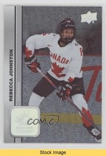 2023 Team Canada Juniors Patterned Foilboard Rebecca Johnston #51 READ hk5