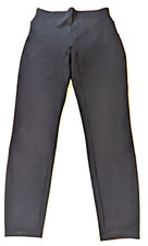 Spanx Leggings Womens Medium Black High Waist Ankle Length Pull On 20264R