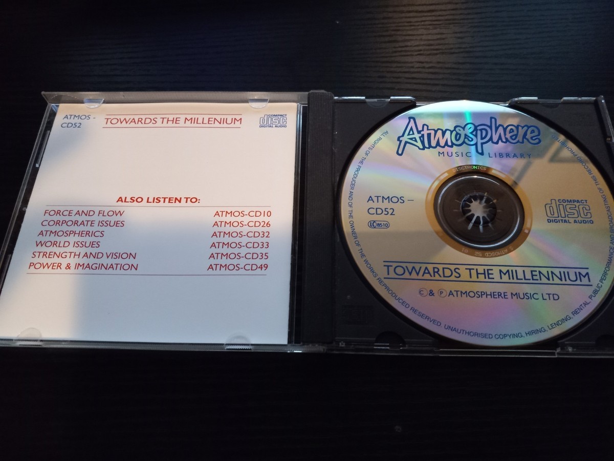 Atmos CD52 Towards The Millennium Production Music Free Shipping