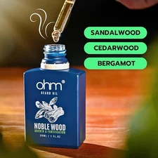 OHM Bois Noble Organic Castor Beard Oil 30ml 