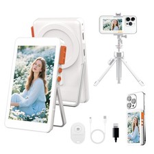 Vlog Selfie Monitor Screen for iPhone  Android, 2300mAh Back Camera Monitor ...