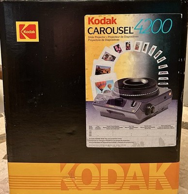 Kodak Carousel 4200 Slide Projector w/Lens, 140 Tray, Remote & Manual(BRAND NEW)