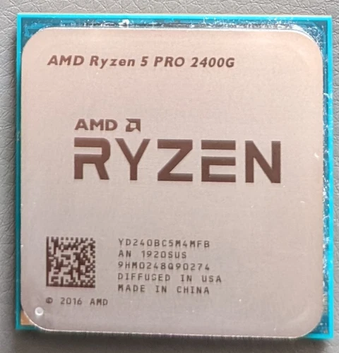 AMD Ryzen 5 PRO 2400G (4x 3.60GHz) YD240BC5M4MFB CPU Sockel AM4, Raven Ridge