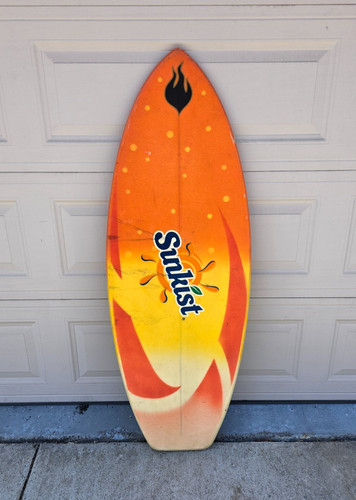 *RARE* The Walker Project Sunkist Promo 60" x 22" Wakesurf Board - READ!