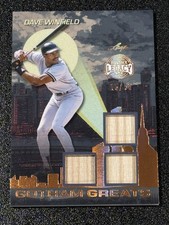 2025 Leaf Bronx Legacy #GG-10 Dave Winfield #/50 SP Triple GAME USED Bat Yankees