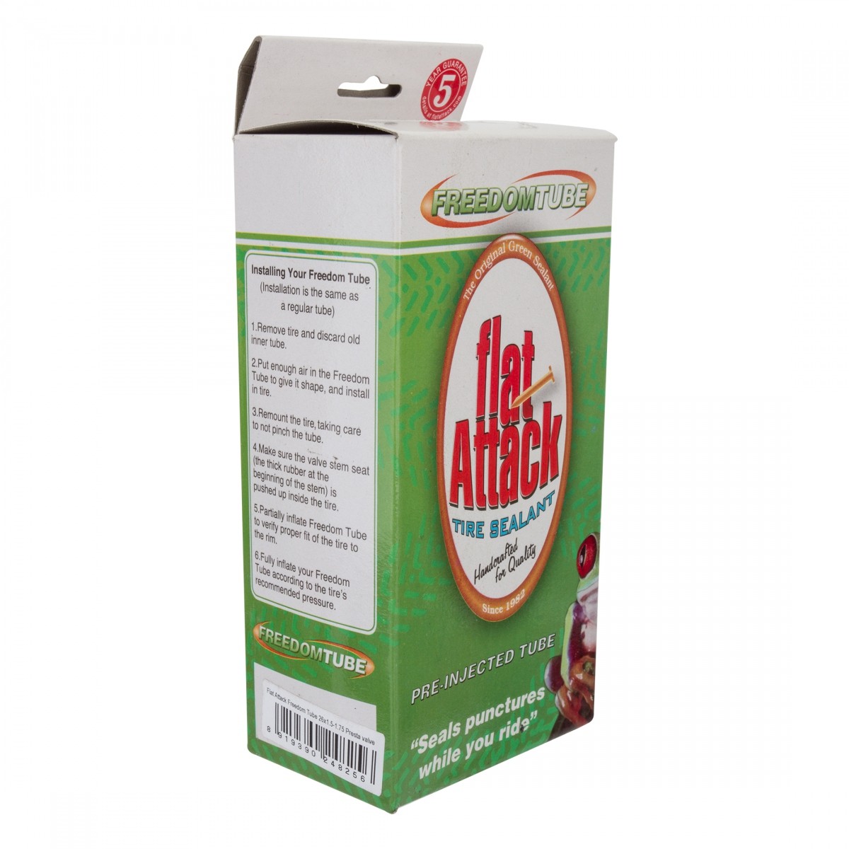 Flat Attack 26x1.50-1.75 Pre-Injected Flat Attack Tube with 40mm Valve - 5-Year