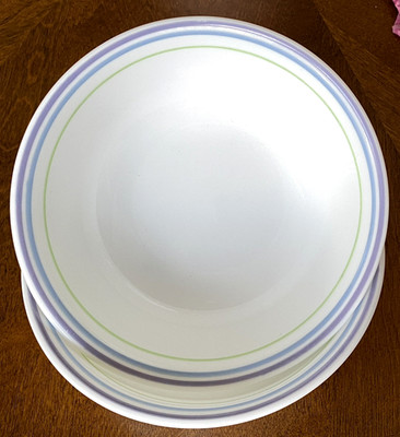 Corning Corelle Moonglow 6'' Cereal/Dessert Bowls Set of 2 EUC