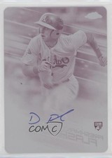 2018 Chrome Freshman Flash Printing Plate Magenta 1/1 Dustin Fowler Auto 2f9