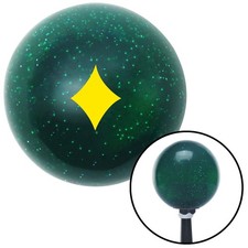 Yellow Diamonds Green Metal Flake Shift Knob W M16x1.5 Insert Shifter Auto Yellow Diamonds Green Metal Flake Shift Knob W M16x1.5 Insert Shifter Auto